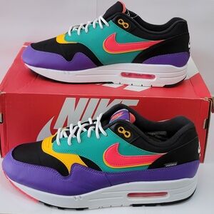 Nike Air Max 1‎ SE Windbreaker 2019 AO1021-023 Sneaker Purple Green